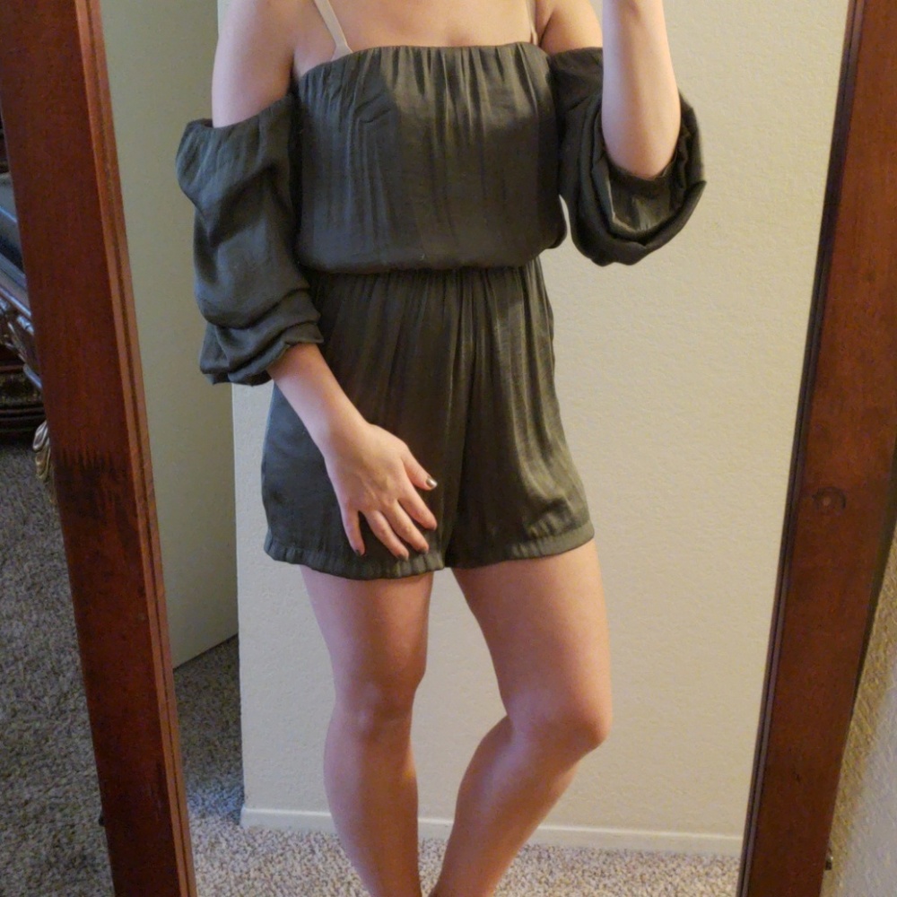 Off the shoulder romper